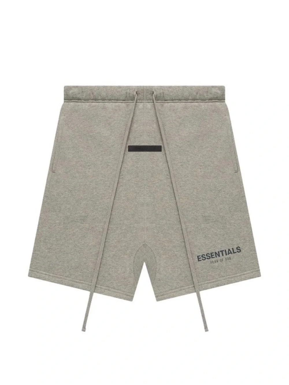 ESSENTIALS Men’s Light Grey Fleece Athletic Shorts